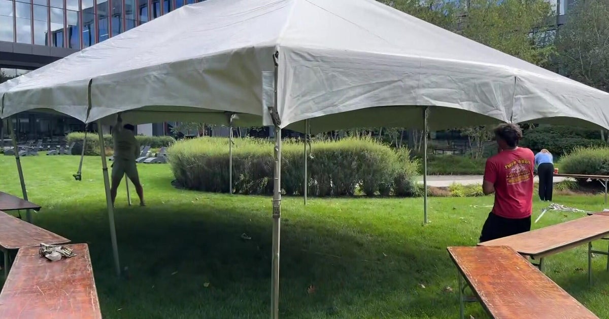 Tent company expects busy weekend as nor'easter arrives in Massachusetts: 