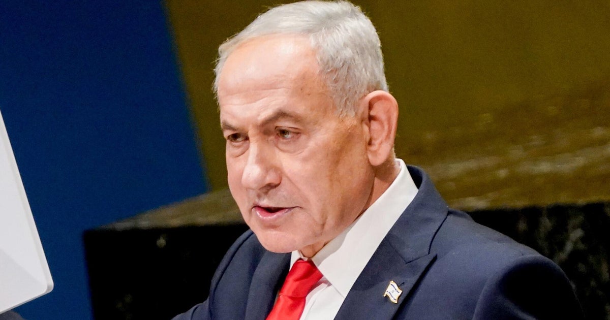Netanyahu accuses U.N. delegates of "mind-blowing hypocrisy" for protesting his speech