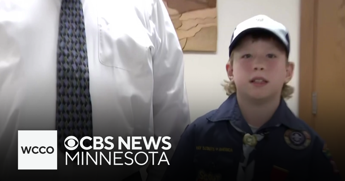 Minnesota boy receives rare honor for saving kid's life
