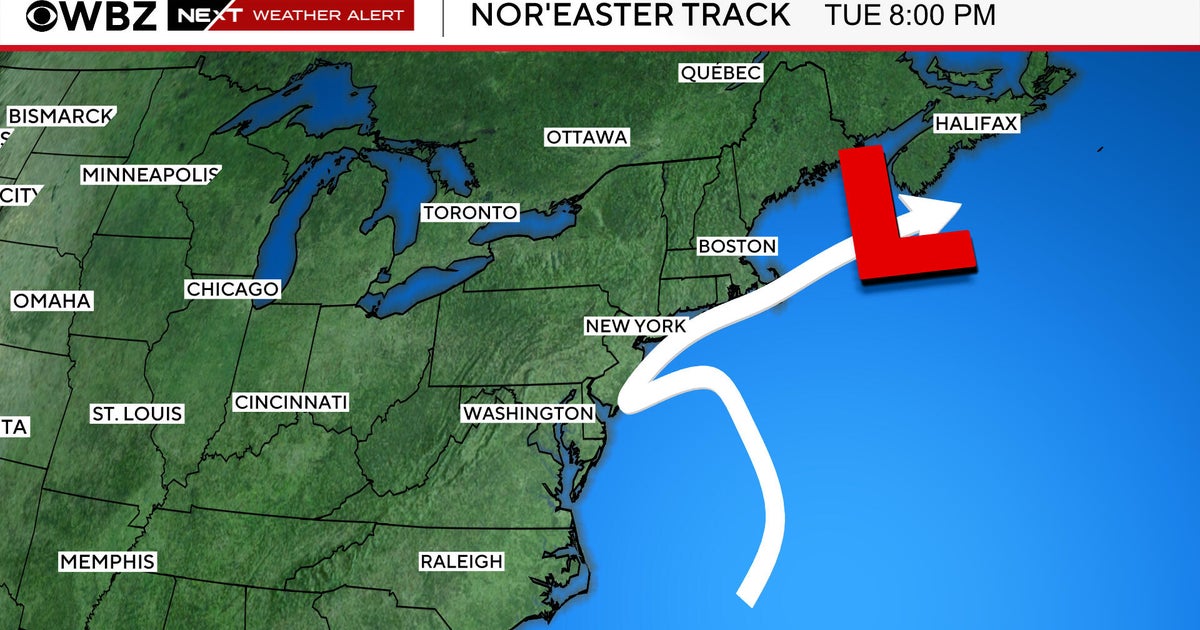 Nor'easter to take unusual track. Here's what that means for the Boston weather forecast.