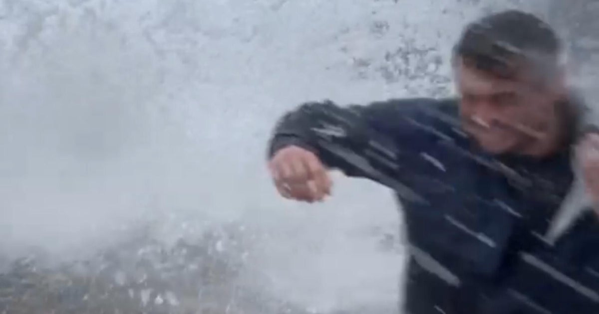 Watch: Nor’easter brings massive waves and flooding to the East Coast