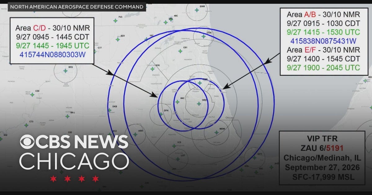 Planes intercepted by fighter jets in Chicago due to restrictions with President Trump visiting