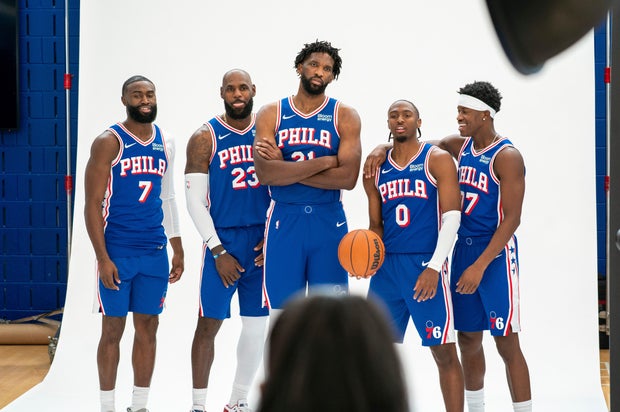 Jaylen Brown,LeBron James,Joel Embiid,Tyrese Maxey,VJ Edgecombe