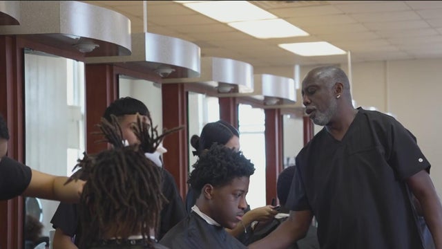 Skyline High School students gain hands-on barbering experience