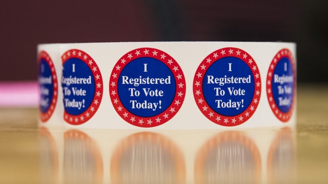American Voting Sticker 