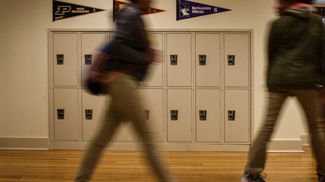 Cardozo high school students who don't use their lockers in Washington, DC. 