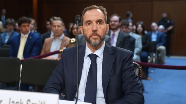 Former special counsel Jack Smith is seated before he testifies before the Senate Judiciary Committee at the Capitol on Tuesday, Sept. 29, 2026, in Washington. 