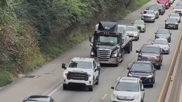Drivers seeing heavier traffic patterns on Parkway East and Parkway North