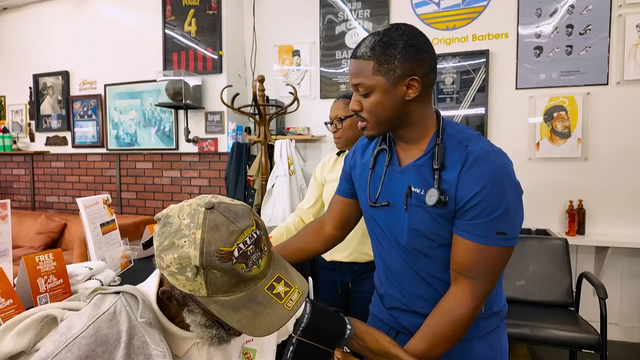 Atlanta barbershop helps start conversation about high blood pressure