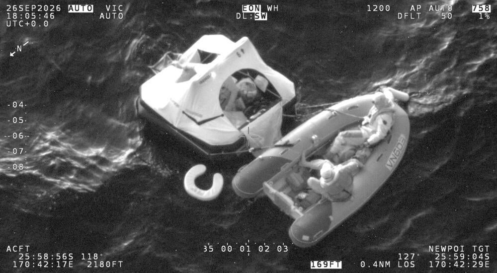 Whale sinks yacht in South Pacific, sailors rescued alive 18 hours ...