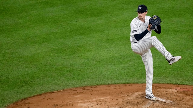 Max Fried #54 of the New York Yankees pitches during Game Two of the American League Wild Card Series presented by AbbVie between the Boston Red Sox and the New York Yankees at Yankee Stadium on Wednesday, September 30, 2026 in New York, New York. 