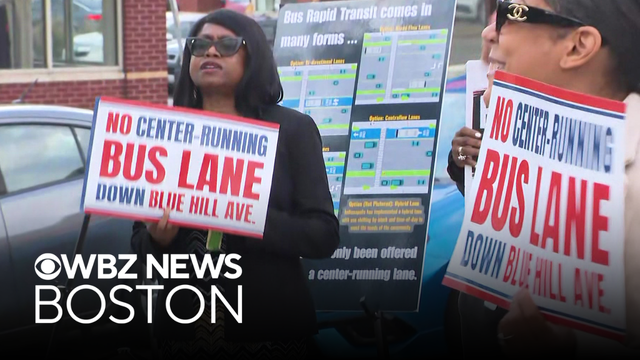Some Boston residents protest proposed redesign of Blue Hill Avenue
