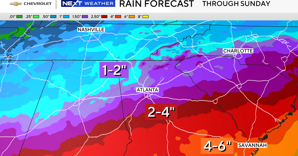 Heavy rain could bring flash flooding to metro Atlanta and north ...