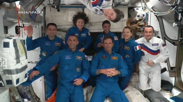 International Space Station welcomes Crew-13 astronauts