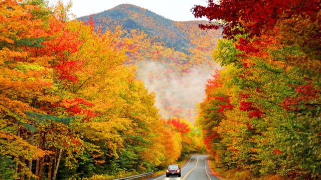 Kancamagus Highway in Northern New Hampshire 