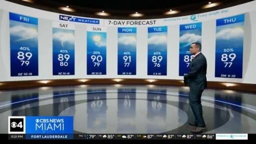 South Florida to see short reprieve from storms during the weekend