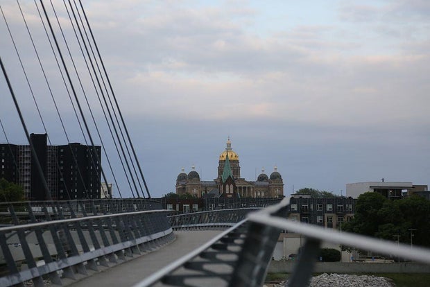 U.S.-IOWA-DES MOINES-CITY VIEW 