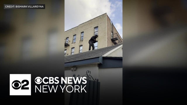 Video shows good Samaritans chasing stabbing suspect in Queens