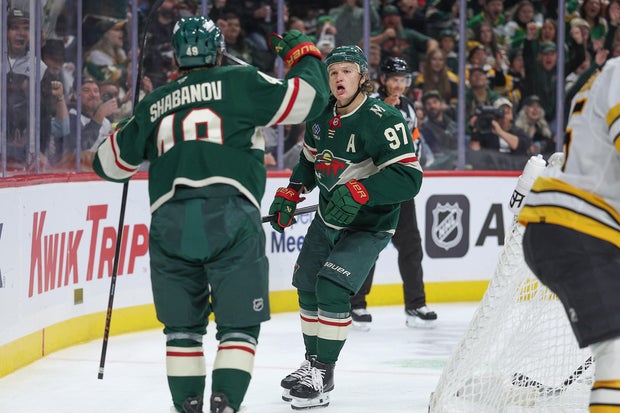 Boston Bruins v Minnesota Wild