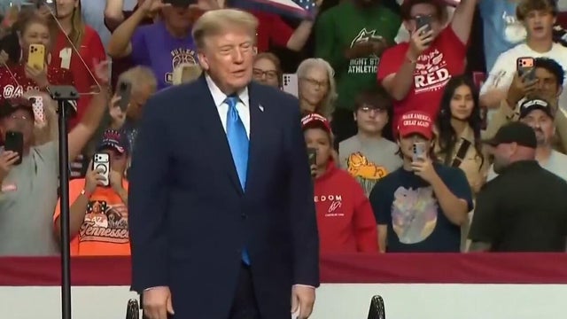 President Trump on the midterms campaign trail