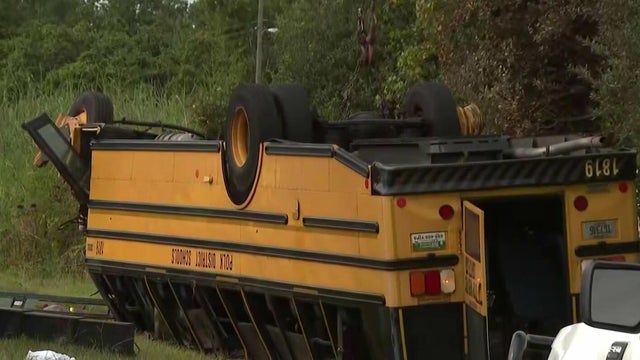 2 people, including student, killed in Central Florida school bus crash, deputies say