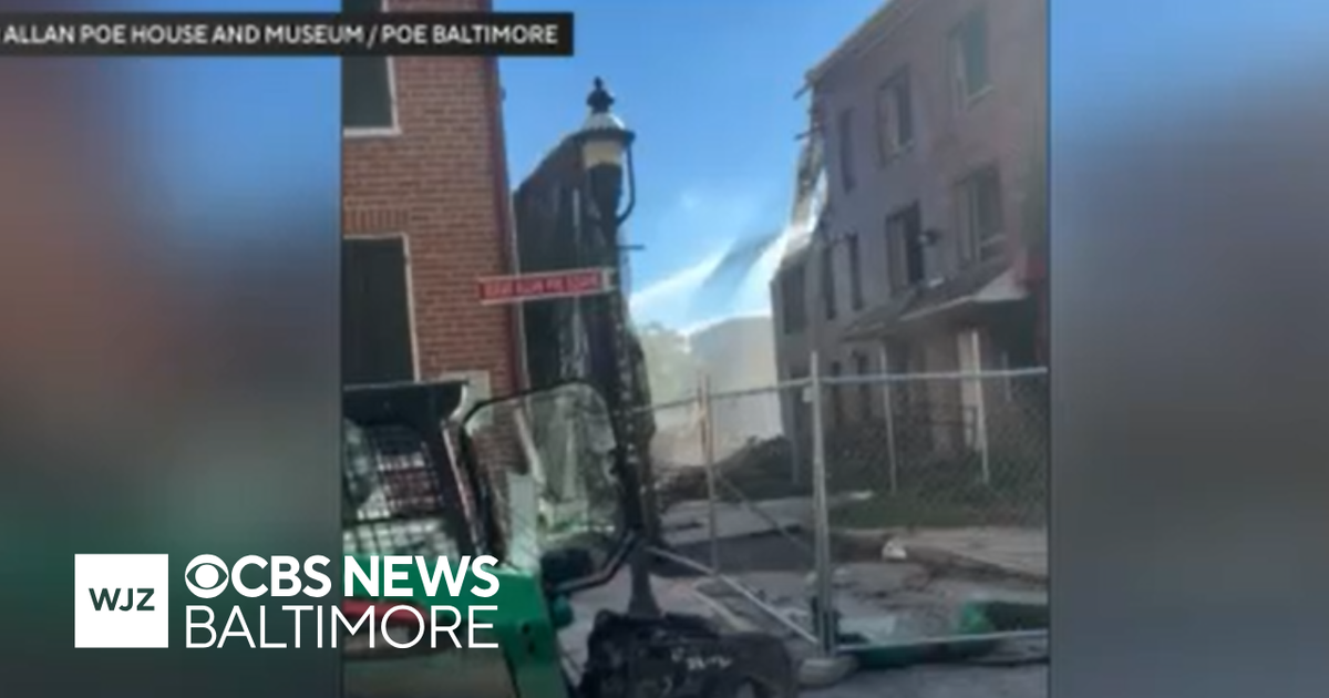 Demolition work underway near historic Baltimore home of Edgar Allan ...