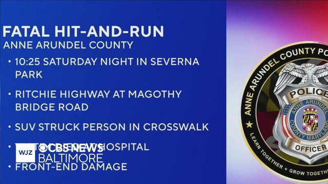 Police seek help finding suspect in hit-and-run crash in Anne Arundel County