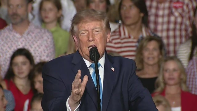Trump suggests allowing Iran to "take out" LA and San Diego during rally