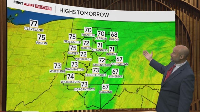 KDKA-TV Evening Forecast (10/6)