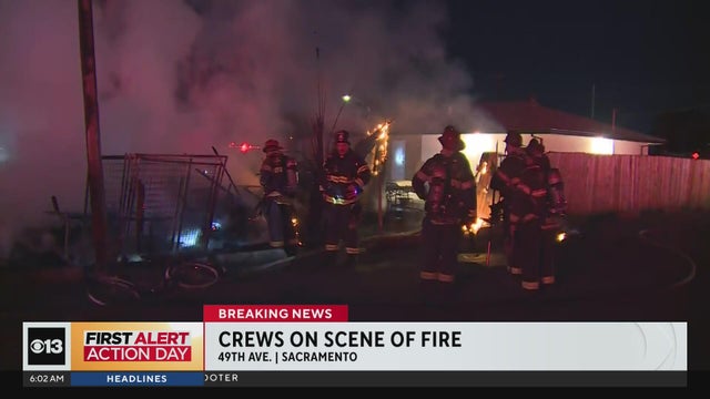 Sacramento outbuilding fire sparks concern for missing man before he contacts family