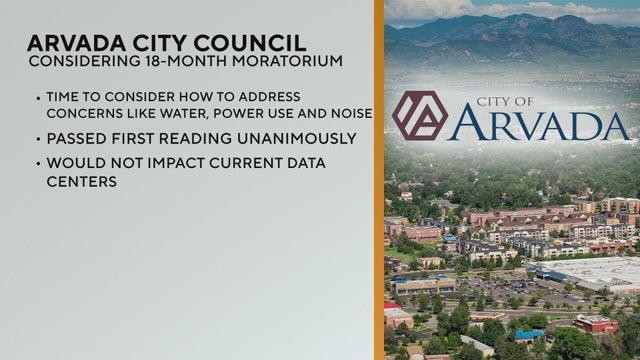 Arvada considers 18-month moratorium on data centers