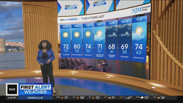 Crisp, nice fall-weather resumes in Maryland this week