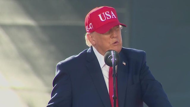 President Trump on the campaign trail