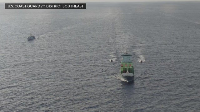 Coast Guard intercepts ship from South Florida carrying oil to Cuba, officials say