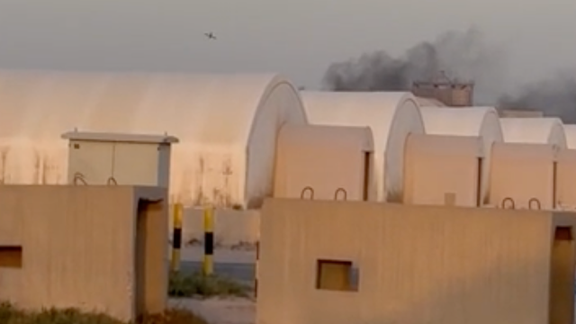 Videos show Iranian drones striking U.S. base