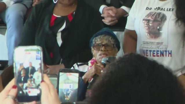 Opal Lee celebrates 100th birthday as work begins on National Juneteenth Museum