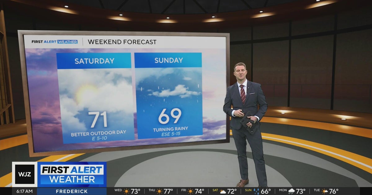 Winning weather in the Maryland forecast through Saturday - CBS Baltimore