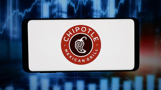 In this photo illustration, the logo of US company Chipotle 