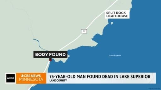 Man, 75, found dead on Lake Superior shore