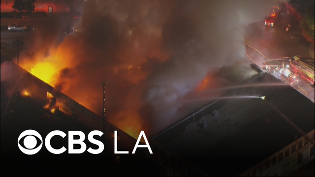 LAFD battles fire at large Chinatown commercial building