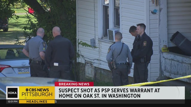 Suspect shot after state police serves warrant in Washington County