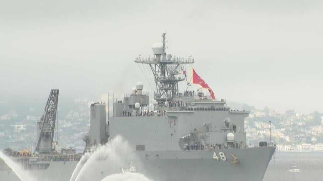 Ships sail underneath Golden Gate Bridge for 2026 Fleet Week parade ...