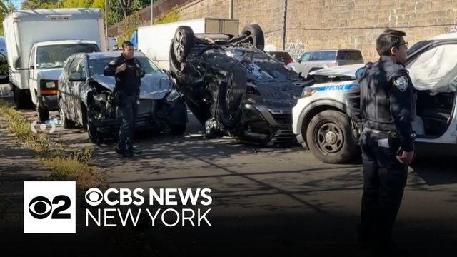 Multiple NYPD officers injured after car crash in the Bronx