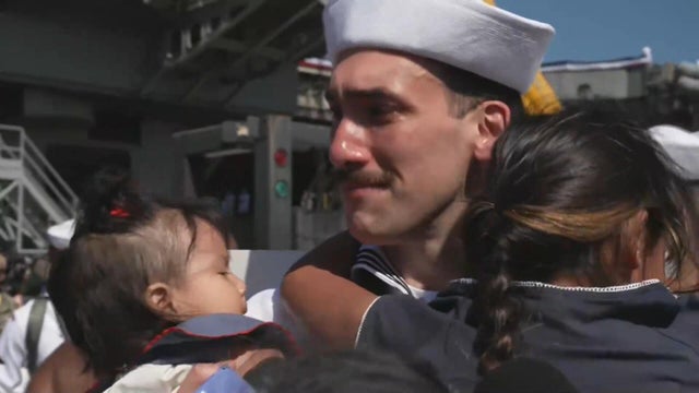 Emotional reunions after USS Lincoln's return
