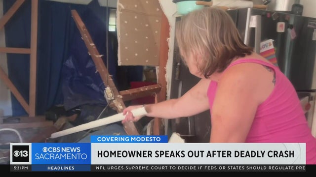 Modesto woman mourns roommate killed after SUV crashes into home