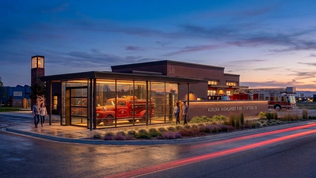 Plans unveiled for new eastern Aurora fire station
