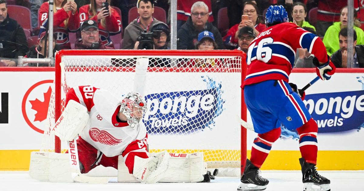 Detroit Red Wings shut out in 1-0 shootout loss to Montreal Canadiens ...