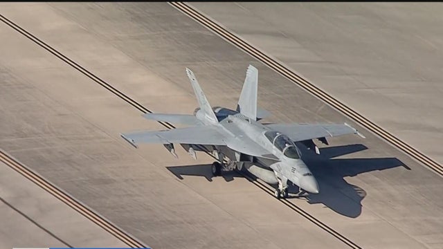 Military aircraft take shelter at Fort Worth base ahead of hurricane