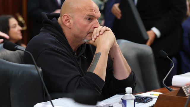 U.S. Sen. John Fetterman participates in a Senate Agriculture Committee meeting 