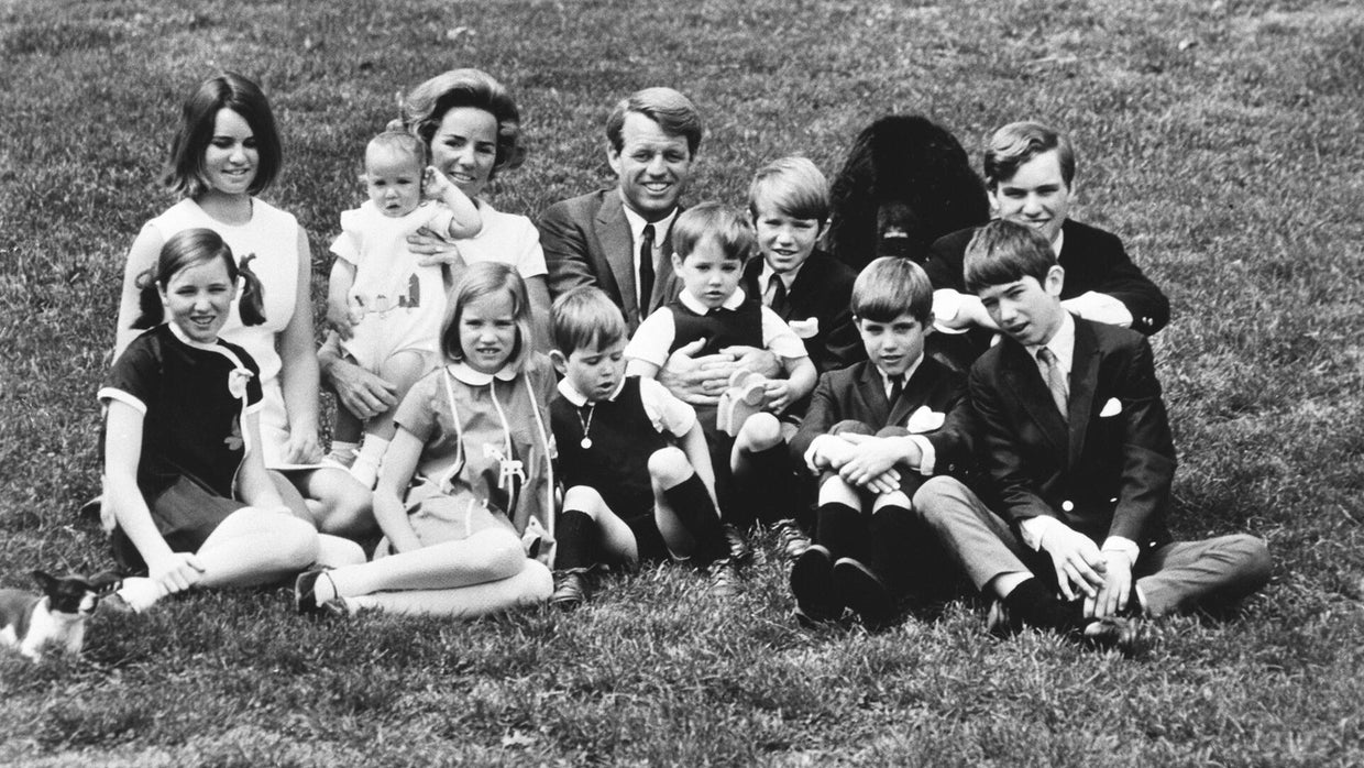 Robert Kennedy with Wife and Ten Children 